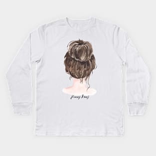 Tribute Bun Kids Long Sleeve T-Shirt